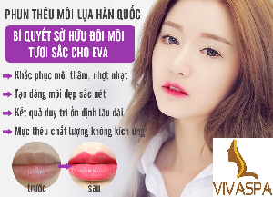 Phun môi lụa Hàn Quốc